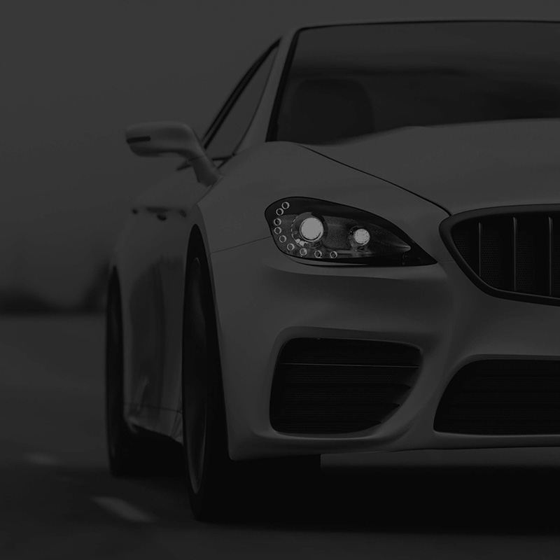 Front view of a modern car