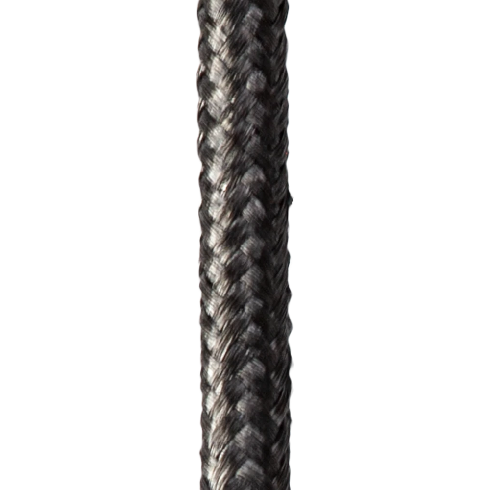 A photo of Galvorn braided carbon nanotube yarn