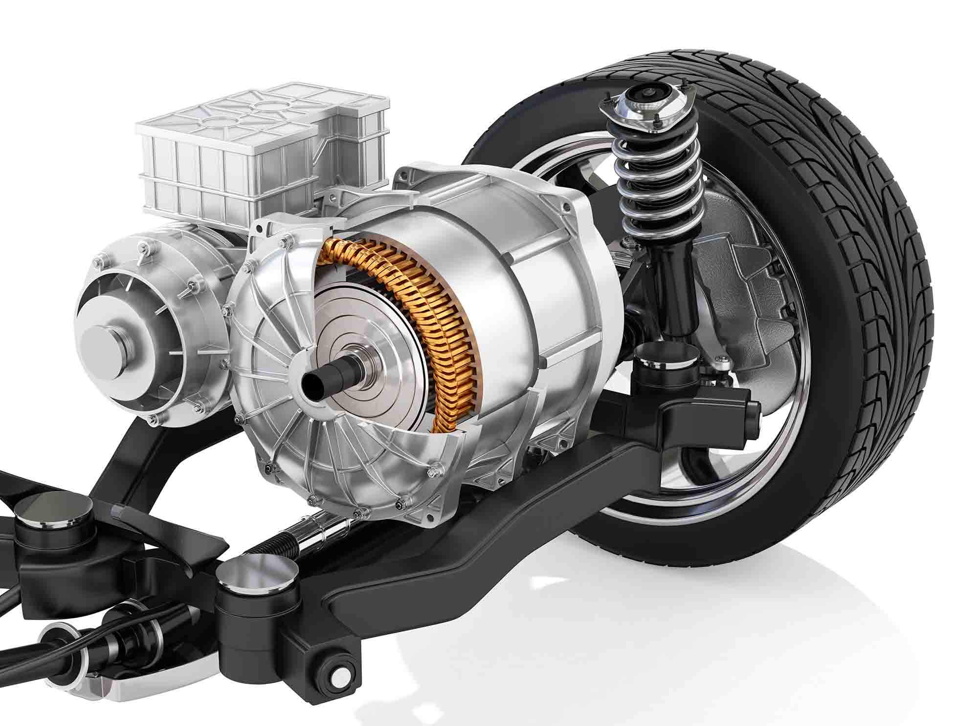 Flat Wire Winding in EV Motor