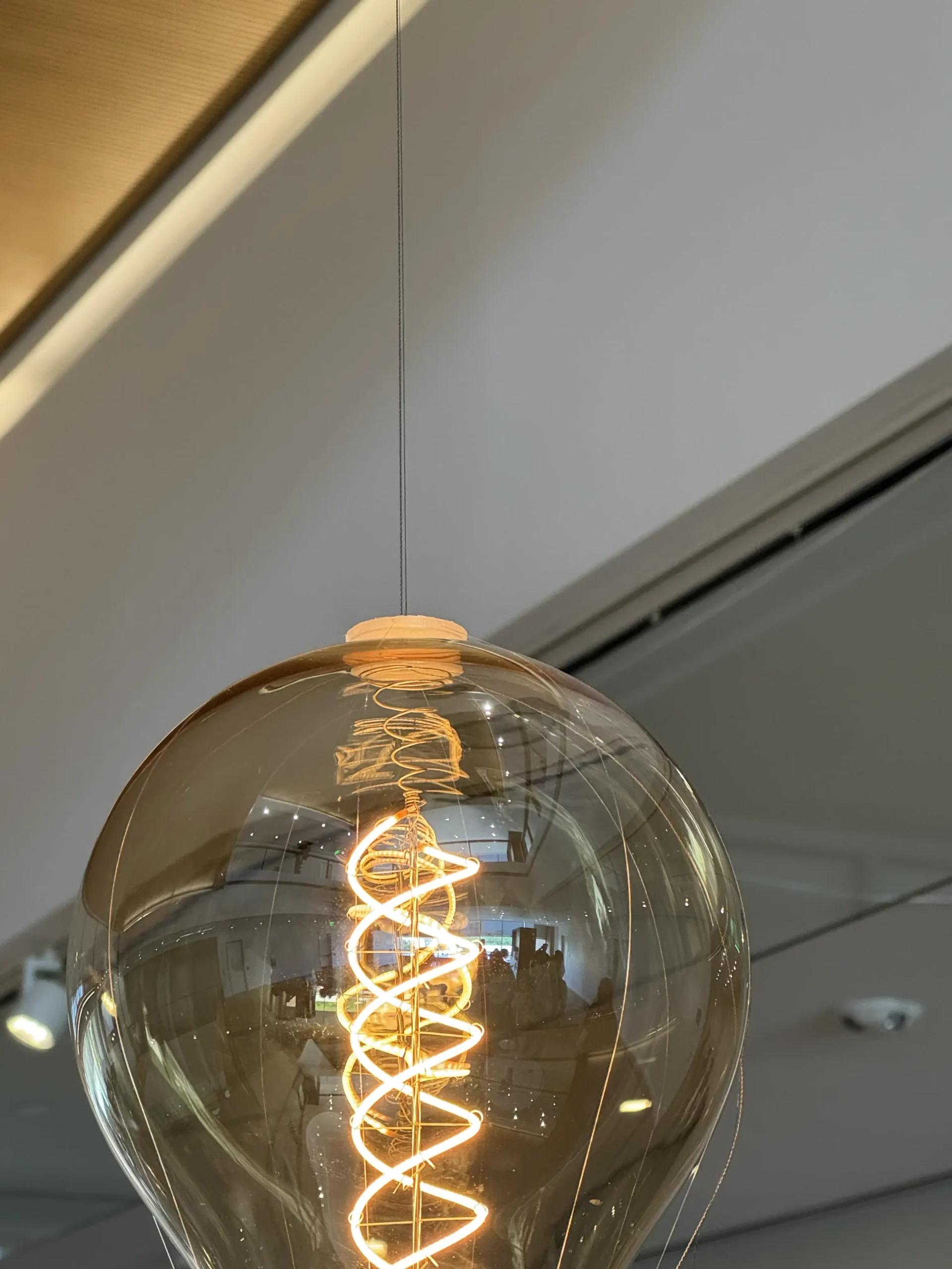 richard-smalley-galvorn-lightbulb-closeup Honoring Richard Smalley: A lightbulb simultaneously suspended and powered by Galvorn carbon nanotube fiber (closeup).